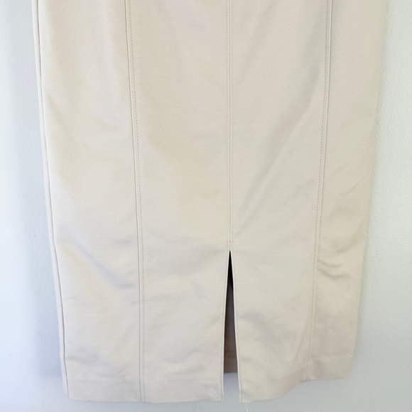 NWT Ann Taylor Women’s Sleeveless Seamed Sheath Dress Off White Cream 2 Tall - Picture 6 of 8